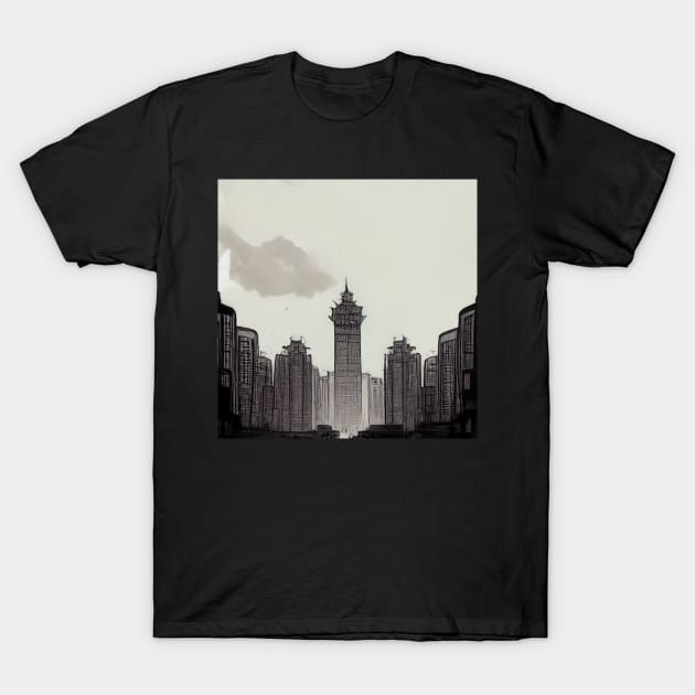 Shangai| Comics Style T-Shirt by ComicsFactory